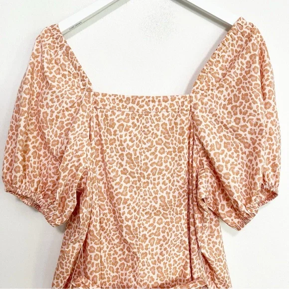 J. Crew Pink Animal Print Midi Dress - Picture 8 of 10